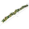 imageBest Choice Products 9ft PreLit Christmas Garland Holiday Dcor for Stairs Mantel wPine Cones 2in1 White ampamp Multi LED Lights  SemiFlockedFlocked  Battery