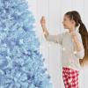 imageBest Choice Products Artificial Christmas Tree 6ft Premium Unlit Pine Design Dense Branches Realistic Holiday Dcor wEasy Assembly  Frosted PineBaby Blue