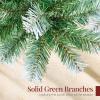 imageBest Choice Products Artificial Christmas Tree 6ft Premium Unlit Pine Design Dense Branches Realistic Holiday Dcor wEasy Assembly  Frosted PineFrosted Pine
