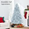 imageBest Choice Products Artificial Christmas Tree 6ft Premium Unlit Pine Design Dense Branches Realistic Holiday Dcor wEasy Assembly  Frosted PineIce Blue