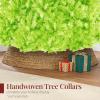 imageBest Choice Products Artificial Christmas Tree 6ft Premium Unlit Pine Design Dense Branches Realistic Holiday Dcor wEasy Assembly  Frosted PineLime Green