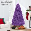 imageBest Choice Products Artificial Christmas Tree 6ft Premium Unlit Pine Design Dense Branches Realistic Holiday Dcor wEasy Assembly  Frosted PinePurple