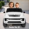 imageBest Choice Products Kids 24V 2Seater Licensed Range Rover Sport Electric Ride On Car Truck w 132lb Weight Capacity Parental Remote Control  WhiteWhite