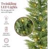 imageBest Choice Products PreLit Cedar Cypress Christmas Garland wTwinkling LEDs 9Ft Realistic Indoor Holiday Accent Decor for Door Mantle Battery9ft