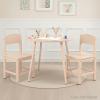 imageBest Choice Products Round 355in Dining Table for 4 wSturdy Wood Finish Steel Legs Mid Century Modern SpaceSaving Small Space Circle Dinette for Home Kitchen Apartment  Medium BrownPink