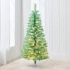 imageBest Choice Products 4ft Prelit Christmas Tree Artificial Mini Tree Perfect for Kids Apartments Bedroom with Twinkling LED Lights  Green SpruceSage Green