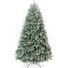 imageBest Choice Products PreLit Blue Spruce Christmas Tree 75Ft Realistic Colorado Artificial Lighted Holiday Dcor w700 Twinkling White ampamp Multi LEDs6ft