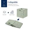 imageBest Choice Products 105x105in Pack of 5 Cube Storage Baskets Water Hyacinth Multipurpose Collapsible Organizers Handwoven Laundry Totes for Laundry Living Room Kids Room ampamp Nursery  SageSage