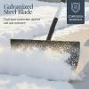imageBest Choice Products 24in HeavyDuty Snow Pusher Hand Plow for Snow Removal Ergonomic Handle Easy Storage  BlackBlack