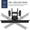 imageBest Choice Products 24in HeavyDuty Snow Pusher Hand Plow for Snow Removal Ergonomic Handle Easy Storage  BlackBlack