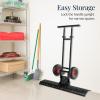 imageBest Choice Products 24in HeavyDuty Snow Pusher Hand Plow for Snow Removal Ergonomic Handle Easy Storage  BlackBlack