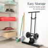 imageBest Choice Products 24in HeavyDuty Snow Pusher Hand Plow for Snow Removal Ergonomic Handle Easy Storage  BlackSilver