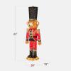 imageBest Choice Products Christmas Nutcracker Bear 5ft Pop Up Lighted Large Holiday 3D Yard Decoration w 150 Twinkling LED Lights for Outdoor Indoor  Red5ft Bear Nutcracker