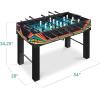 imageBest Choice Products Full Size 54 Inch Regulation Foosball Table for Home Game Room  Includes 2 Balls 2 Cup HoldersArcade