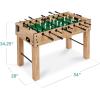 imageBest Choice Products Full Size 54 Inch Regulation Foosball Table for Home Game Room  Includes 2 Balls 2 Cup HoldersNatural