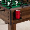 imageBest Choice Products Full Size 54 Inch Regulation Foosball Table for Home Game Room  Includes 2 Balls 2 Cup HoldersWalnut