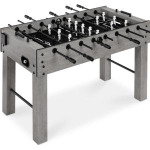 imageBest Choice Products Full Size 54 Inch Regulation Foosball Table for Home Game Room  Includes 2 Balls 2 Cup HoldersGray