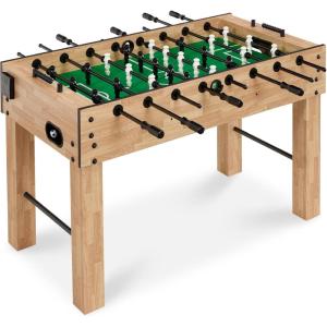 imageBest Choice Products Full Size 54 Inch Regulation Foosball Table for Home Game Room  Includes 2 Balls 2 Cup HoldersNatural