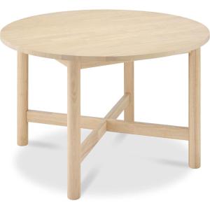 imageBest Choice Products 47In Round Solid Wood Dining Table Modern Farmhouse Dinner Table for 4 Space Saving Dinette for Home Apartment Dining Room Or Kitchen Easy Assembly  WalnutNatural