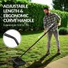image:imageBest Choice Products Lawn Leveling Rake 30 x 10 Heavy Duty Ground Plate 78 Extra Long Handle Levels Soil or Dirt Ground Surfaces Easily