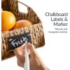 image:imageBest Choice Products Natural Hyacinth Angled Pantry Storage Baskets Large Woven Wicker Storage Bins wHandles Storage Container Baskets for Shelves Chalkboard Label amp Marker Set of 3  ChestnutChestnut