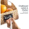 image:imageBest Choice Products Natural Hyacinth Angled Pantry Storage Baskets Large Woven Wicker Storage Bins wHandles Storage Container Baskets for Shelves Chalkboard Label amp Marker Set of 3  ChestnutNatural