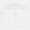 image:imageBest Choice Products 9ft Fringe Market Patio Umbrella  Outdoor Boho Tassel Sunshade for Table Pool Deck Backyard  UPF50 Easy Tilt Heavy Duty Steel Pole amp Ribs  PinkWhite