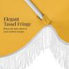 image:imageBest Choice Products 9ft Fringe Market Patio Umbrella  Outdoor Boho Tassel Sunshade for Table Pool Deck Backyard  UPF50 Easy Tilt Heavy Duty Steel Pole amp Ribs  PinkMarigold