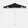 image:imageBest Choice Products 9ft Fringe Market Patio Umbrella  Outdoor Boho Tassel Sunshade for Table Pool Deck Backyard  UPF50 Easy Tilt Heavy Duty Steel Pole amp Ribs  PinkBlack