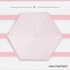 image:imageBest Choice Products 9ft Fringe Market Patio Umbrella  Outdoor Boho Tassel Sunshade for Table Pool Deck Backyard  UPF50 Easy Tilt Heavy Duty Steel Pole amp Ribs  PinkPink Pinstripe