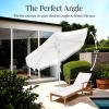 image:imageBest Choice Products 9ft Fringe Market Patio Umbrella  Outdoor Boho Tassel Sunshade for Table Pool Deck Backyard  UPF50 Easy Tilt Heavy Duty Steel Pole amp Ribs  PinkWhite