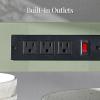 image:imageBest Choice Products 36in Large Rolling Kitchen Island Cart 2Door Cabinet 2 Drawers PullOut Shelf Power Outlet Hooks amp Swivel Lockable Wheels  Forest GreenPistachio Green