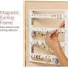 image:imageBest Choice Products 360 Rotating Storage Mirror wGold Metal Frame Swivel Jewelry Armoire wFullLength Mirror Storage Tower wCube Shelves BuiltIn Jewelry Organizer amp Hooks  Gold