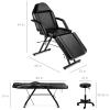 image:imageBest Choice Products 71in 3Section Multipurpose Massage Bed Spa amp Salon Facial Tattoo Chair wHydraulic Stool Removable Headrest Facial Cradle Towel Hanger  Black