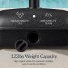 image:imageBest Choice Products 123lb Capacity Fillable Mobile Umbrella Base Heavy Duty Market Stand for Patio Deck Poolside Easy to move w 4 wheels  Dome Square BrownBlack