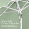 image:imageBest Choice Products 75ft Patio Market Umbrella with Wavy Trim UVFadeResistant 210g Canopy Crank amp Tilt Wind Vent HeavyDuty Frame  PeacockSage Green