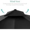 image:imageBest Choice Products 10x10ft Cantilever Patio Umbrella wBase Included Solar LED Lights 360 Rotation Large Offset Hanging Outdoor Shade for Deck Pool Backyard wStand  SandBlack