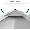 image:imageBest Choice Products 10x10ft Cantilever Patio Umbrella wBase Included Solar LED Lights 360 Rotation Large Offset Hanging Outdoor Shade for Deck Pool Backyard wStand  SandFog Gray