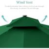 image:imageBest Choice Products 10x10ft Cantilever Patio Umbrella wBase Included Solar LED Lights 360 Rotation Large Offset Hanging Outdoor Shade for Deck Pool Backyard wStand  SandGreen