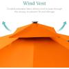 image:imageBest Choice Products 10x10ft Cantilever Patio Umbrella wBase Included Solar LED Lights 360 Rotation Large Offset Hanging Outdoor Shade for Deck Pool Backyard wStand  SandOrange