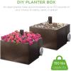image:imageBest Choice Products 150lb Capacity Portable Steel Umbrella Base Stand for Outdoor Patio Garden Market wFillable Planter Drainage 2 Adjustment Knobs Handle Wheels