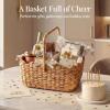 image:imageBest Choice Products Baby Diaper Caddy Organizer Large Portable Handmade Nursery Basket wRemovable Divider amp Handles Handwoven Changing Table Storage Bin for Nursery Organization  ChestnutNatural