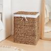 image:imageBest Choice Products Laundry Hamper wLid Handwoven Laundry Basket wRemovable Liner amp Builtin Handles for Bathroom Bedroom amp Laundry Room 26 Gal  NaturalChestnut