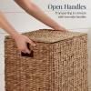 image:imageBest Choice Products Laundry Hamper wLid Handwoven Laundry Basket wRemovable Liner amp Builtin Handles for Bathroom Bedroom amp Laundry Room 26 Gal  NaturalChestnut