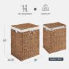 image:imageBest Choice Products Laundry Hamper wLid Handwoven Laundry Basket wRemovable Liner amp Builtin Handles for Bathroom Bedroom amp Laundry Room 26 Gal  NaturalChestnut