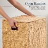 image:imageBest Choice Products Laundry Hamper wLid Handwoven Laundry Basket wRemovable Liner amp Builtin Handles for Bathroom Bedroom amp Laundry Room 26 Gal  NaturalNatural