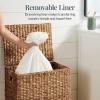 image:imageBest Choice Products Laundry Hamper wLid Handwoven Laundry Basket wRemovable Liner amp Builtin Handles for Bathroom Bedroom amp Laundry Room 26 Gal  NaturalChestnut