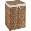 image:imageBest Choice Products Laundry Hamper wLid Handwoven Laundry Basket wRemovable Liner amp Builtin Handles for Bathroom Bedroom amp Laundry Room 26 Gal  NaturalChestnut