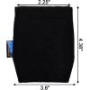 image:imageBCP 4 pcs Pocket Square Card Holder for Mans Suits Black and Dark Gray Color