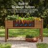 image:imageBest Choice Products 48 x 24 x 30 Raised Garden Bed with Extra Deep 16 Depth Elevated Wood Planter Box Stand for Backyard Patio Balcony Natural Fir Wood  Acorn BrownAcorn Brown